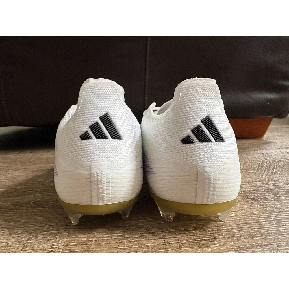 Adidas F50 Elite FG Firm Ground Junior Football Boots White Sz 3.5Y JH7713